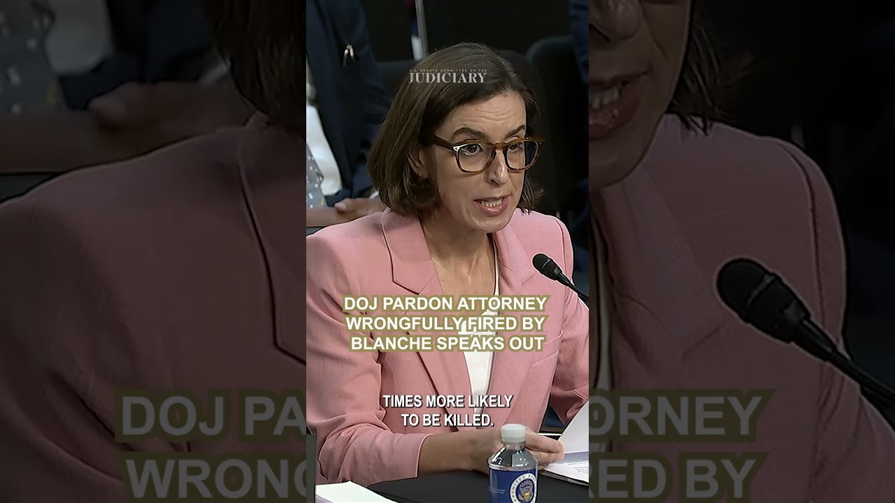 DOJ Pardon Attorney Wrongfully Fired by Blanche Speaks Out