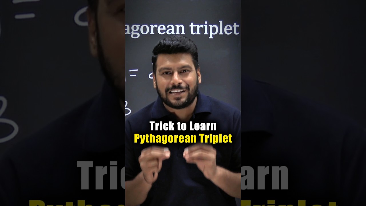 Pythagorean triples trick class 8 🔥| Find pythagorean triplet #pythagoreantheorem #class8maths