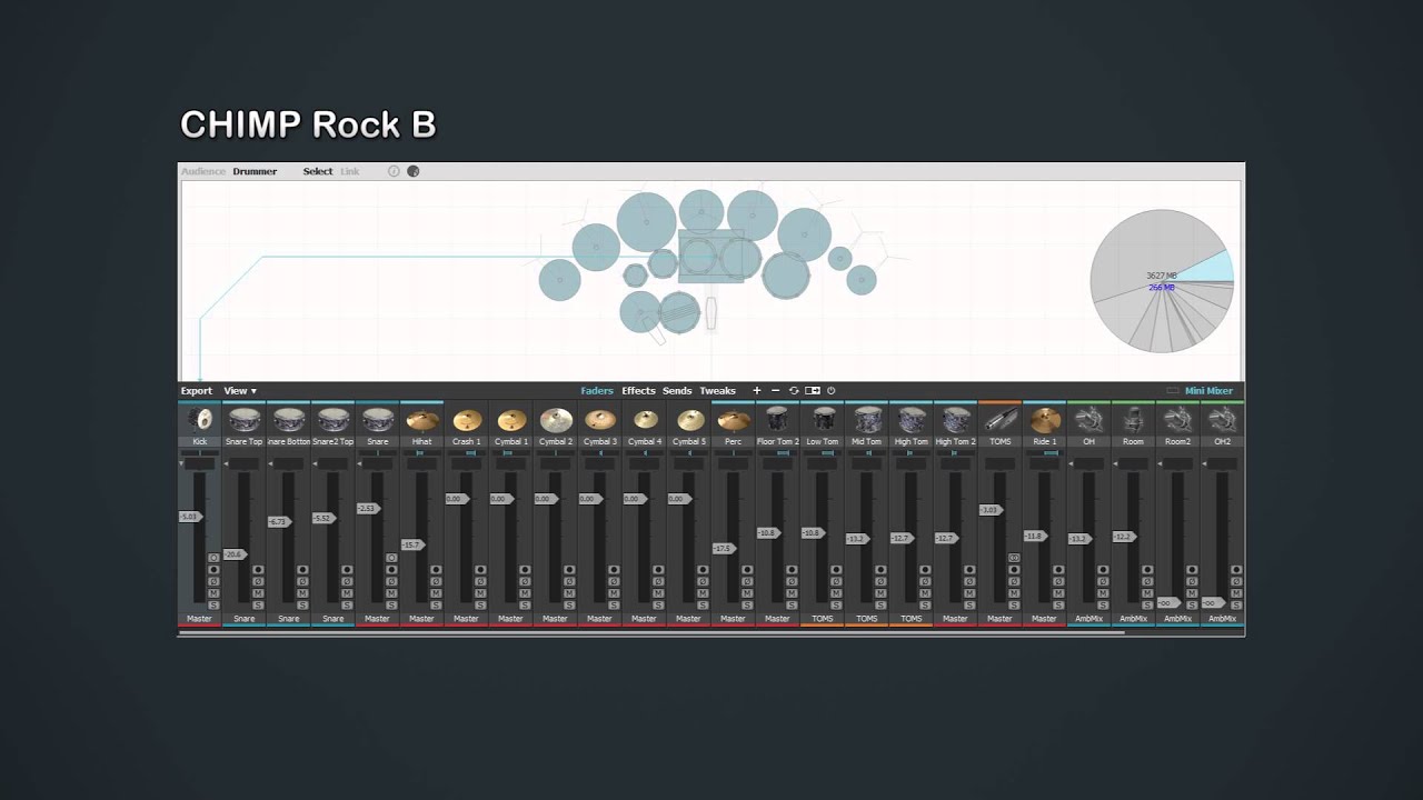 BFD3 ドラム音源プリセットの比較