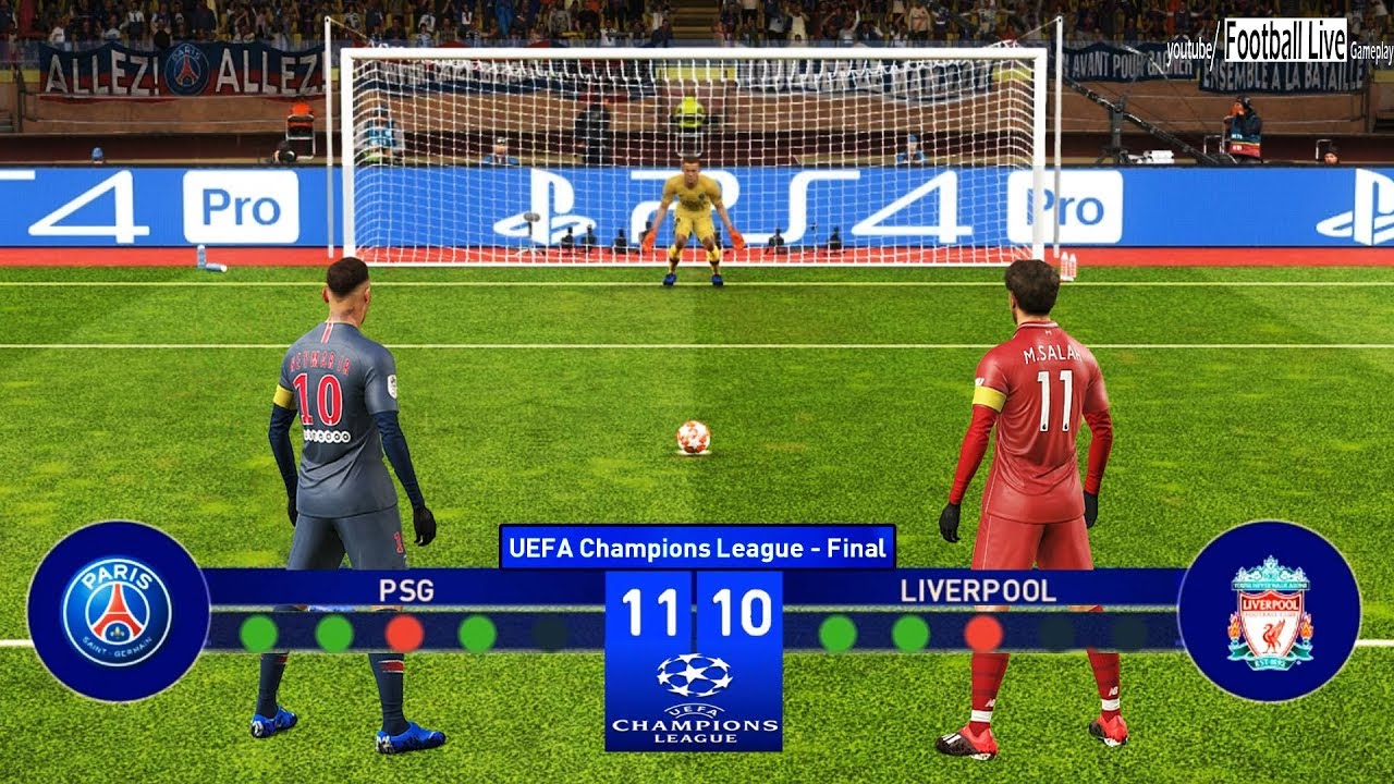 PES 2019 | PSG vs Liverpool | Final UEFA Champions League (UCL) | Penalty Shootout