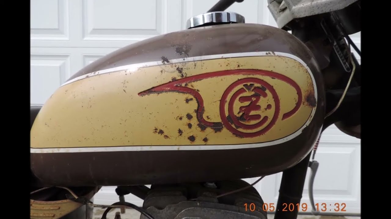 1974 CZ 477 BEFORE AND AFTER VIDEO