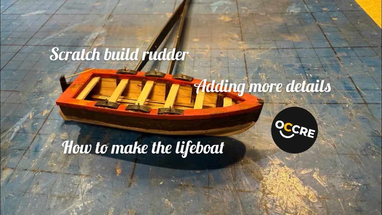 How to build the Wicked Wench (Black Swan)#part18 how to make the lifeboat
