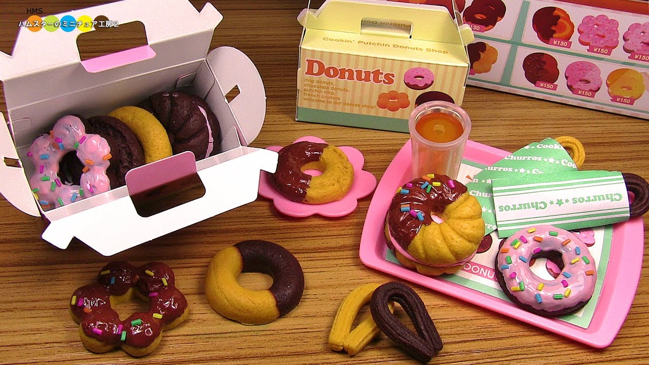 Cooking Puchi Food Donuts Shop　バンダイ　クッキンぷっちん　ドーナツショップ