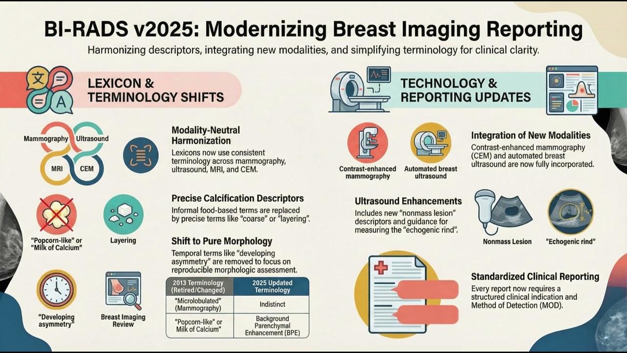 BI-RADS v2025: Harmonizing the Future of Breast Imaging Reporting-Podcast
