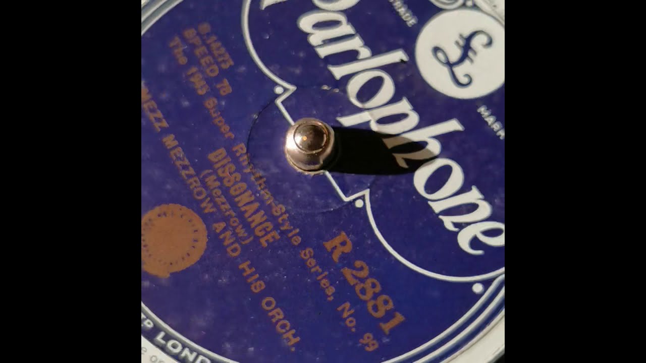 Mezz Mezzrow And His Orchester – Dissonance / 78rpm / Schellack / shellac record
