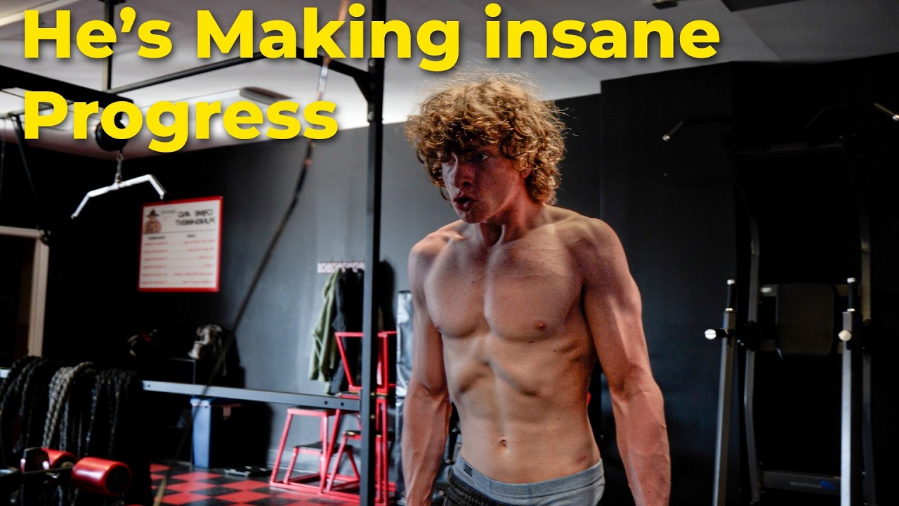 Мой брат наконец-то начал усердно тренироваться.