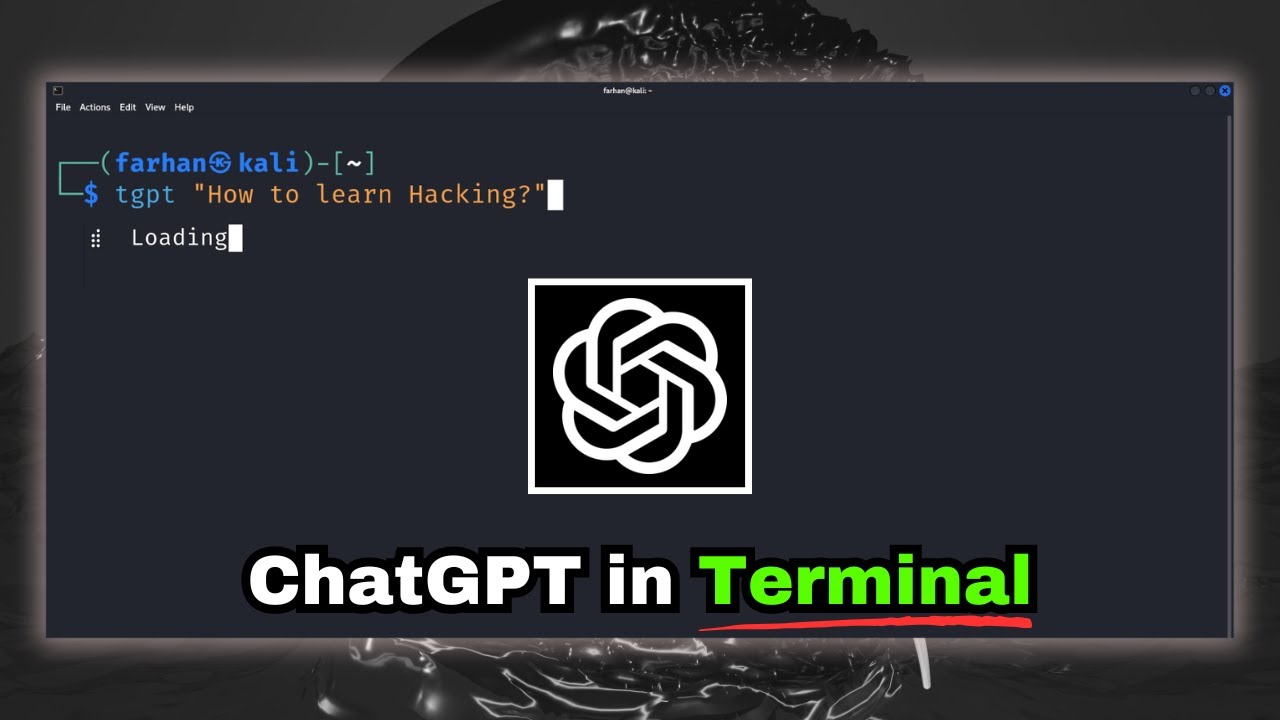 Terminal-GPT | AI для терминала Kali Linux