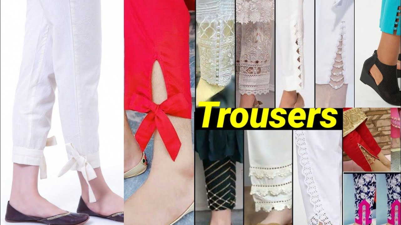 New And Latest Designer Style Capri Trousers designs for girls