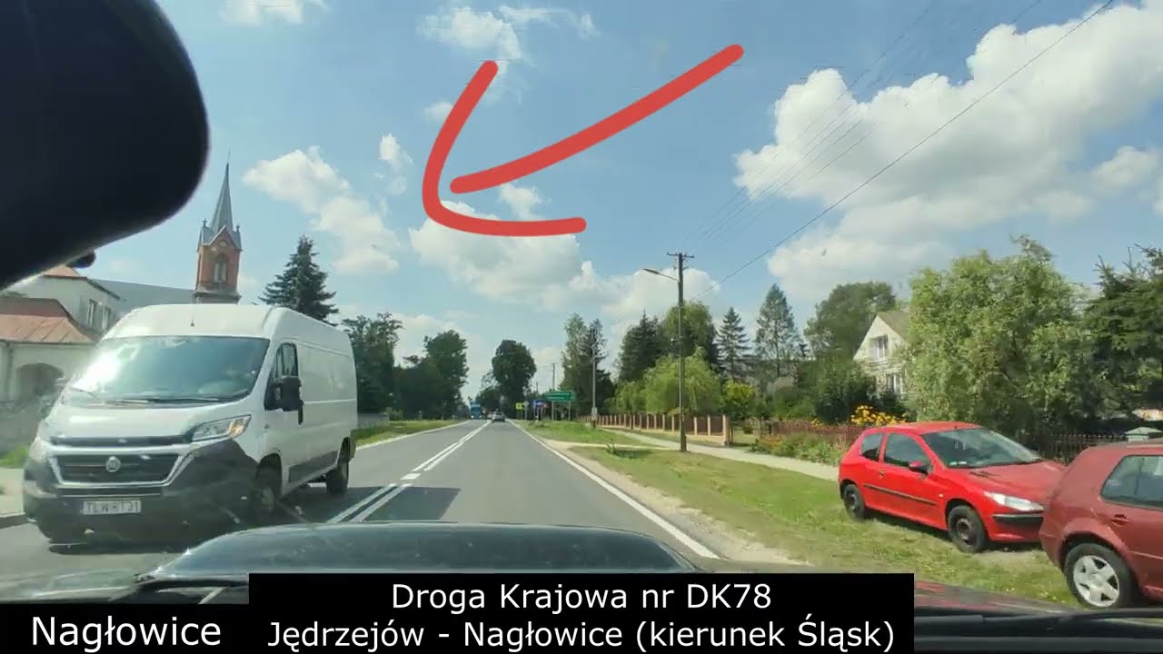 trasa Nagłowice - Rejowiec - Chycza - Koss&oacute;w - Radk&oacute;w, woj. świętokrzyskie