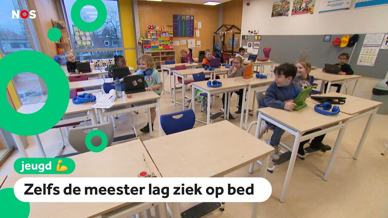 Lege klassen en volle ziekenhuizen door griepgolf