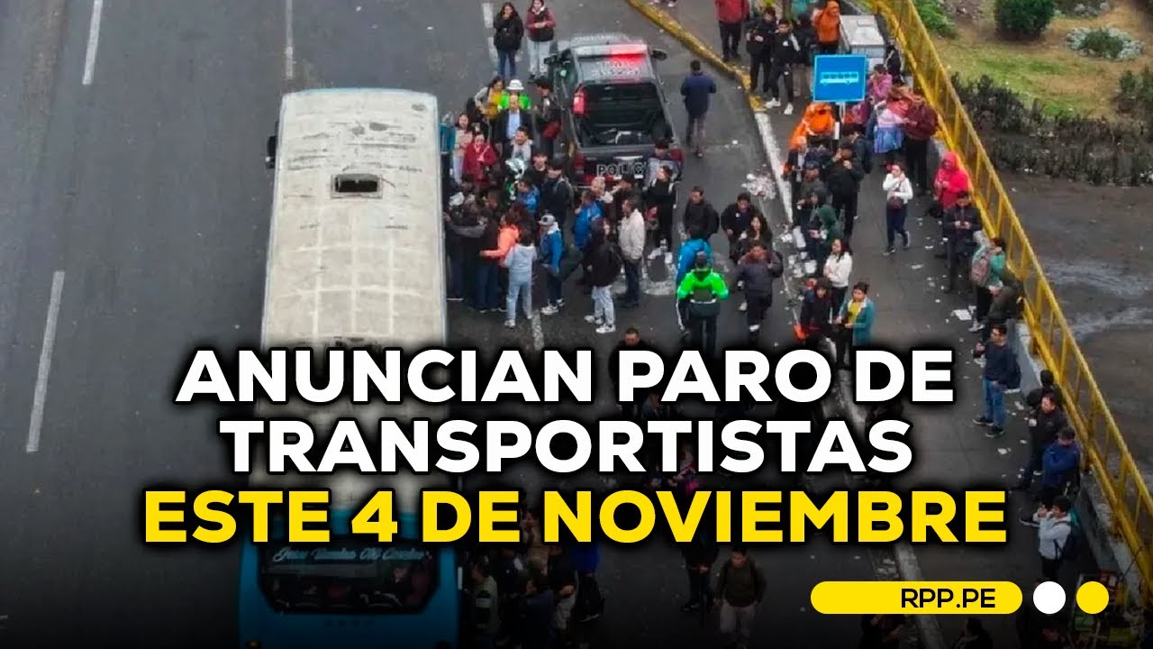 Mart&iacute;n Ojeda anuncia paro de transportistas para el 4 de noviembre #RPPDESPACHO