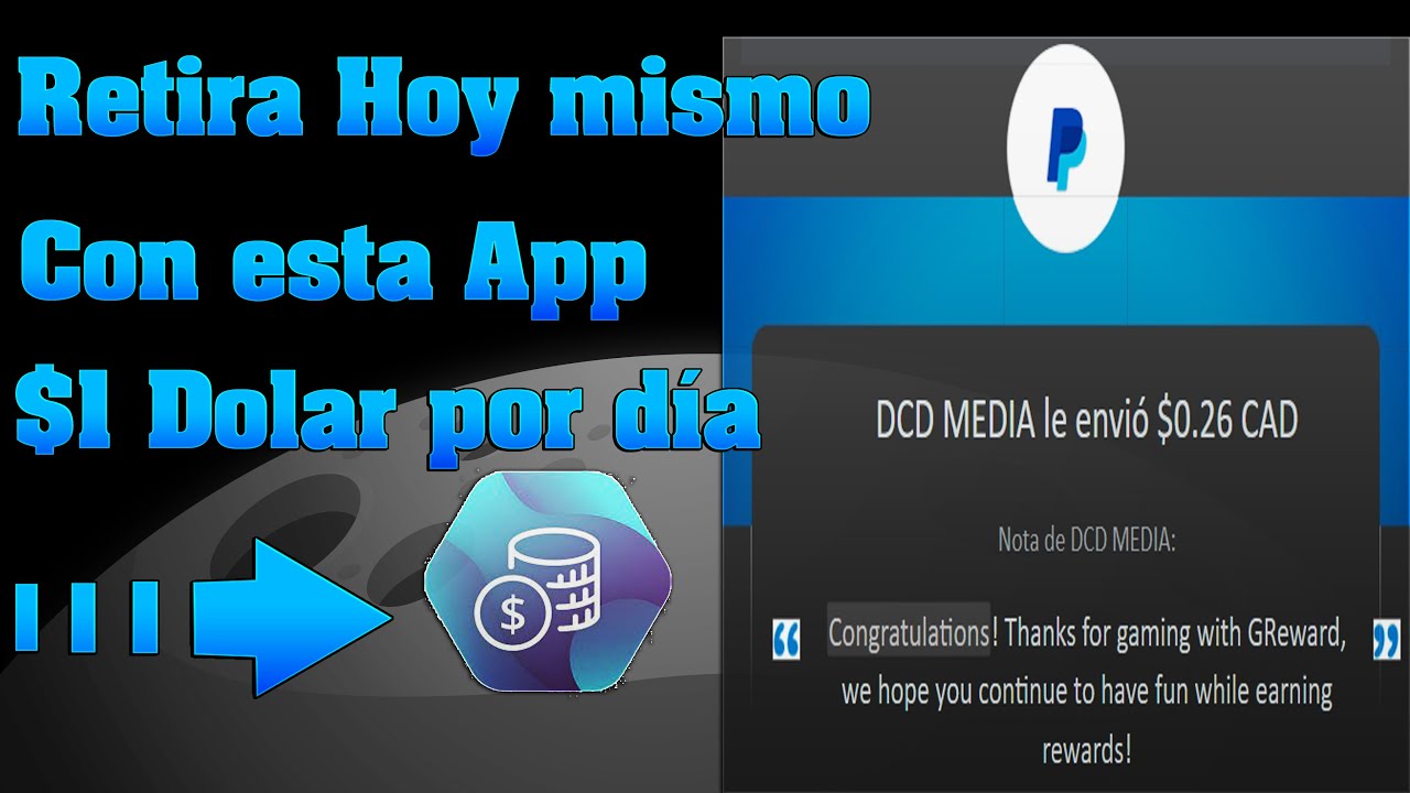 RETIRA Y GANA 1 DOLAR HOY MISMO PARA PAYPAL!! | SUPER AGOADO