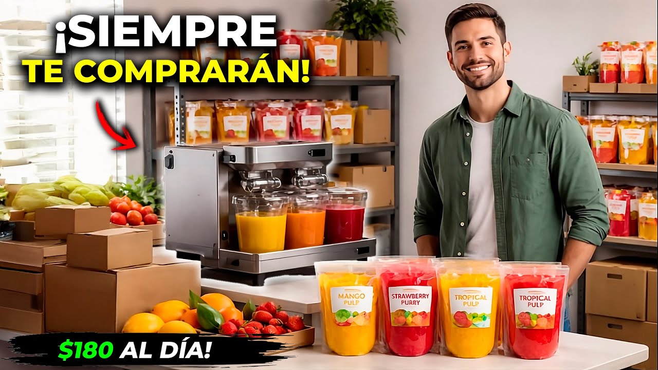 12 Máquinas RENTABLES para Montar una Mini Fábrica desde CASA (Muy Fáciles de Usar)