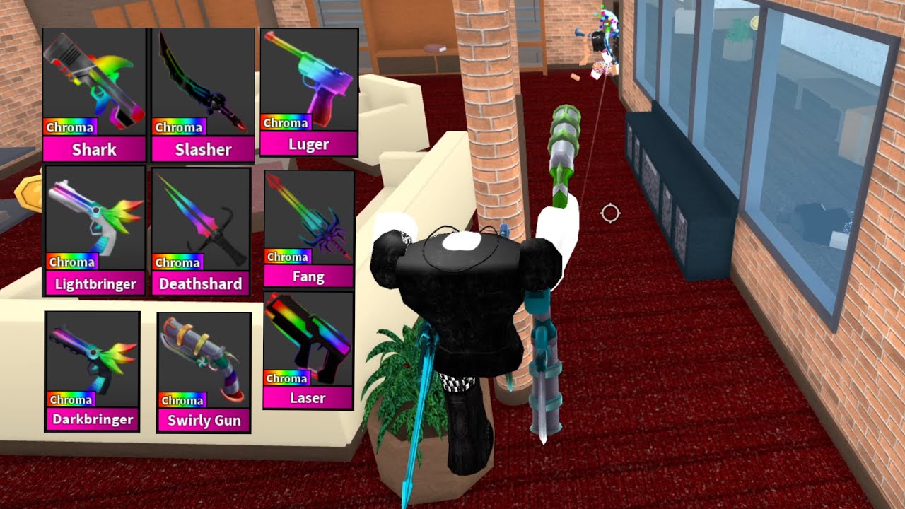 MM2 MONTAGE WITH ONLY CHROMA WEAPONS (Murder Mystery 2)