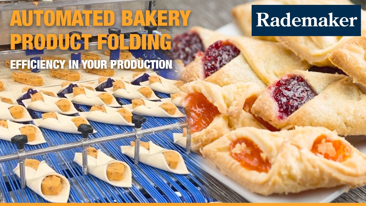 Bakery automation for folded products by Rademaker - Pastry, Pizza and Bread Solutions