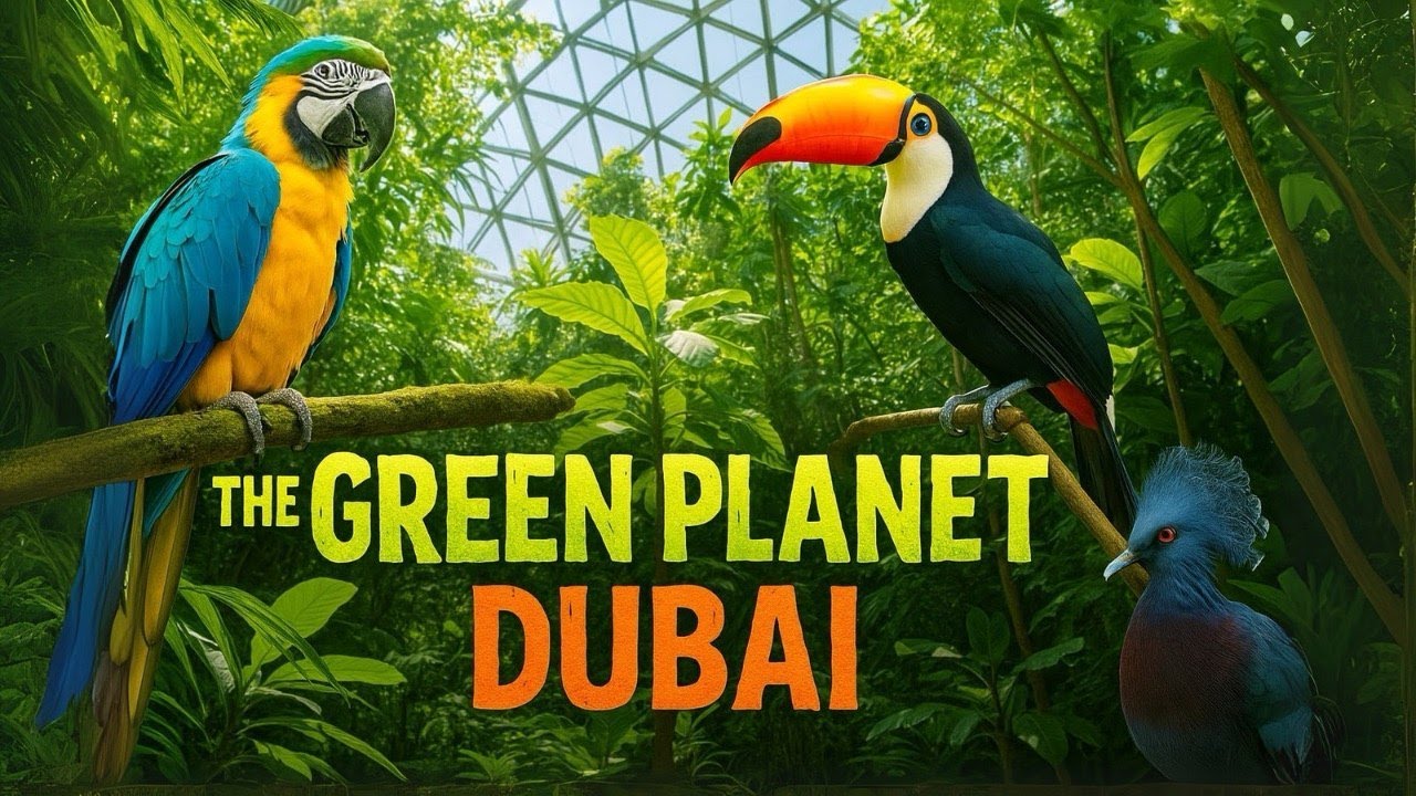 Walk with Tropical Birds  in The Green Planet - Dubai
