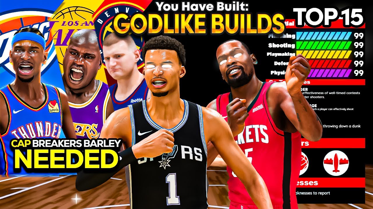 TOP 15 BEST BUILDS ON NBA 2K26! THE MOST OVERPOWERED BEST BUILDS ON NBA2K26