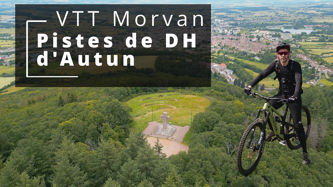 VTT/MTB - Piste de DH d'Autun (Morvan) : piste rouge la St Sébastien - Canyon Spectral