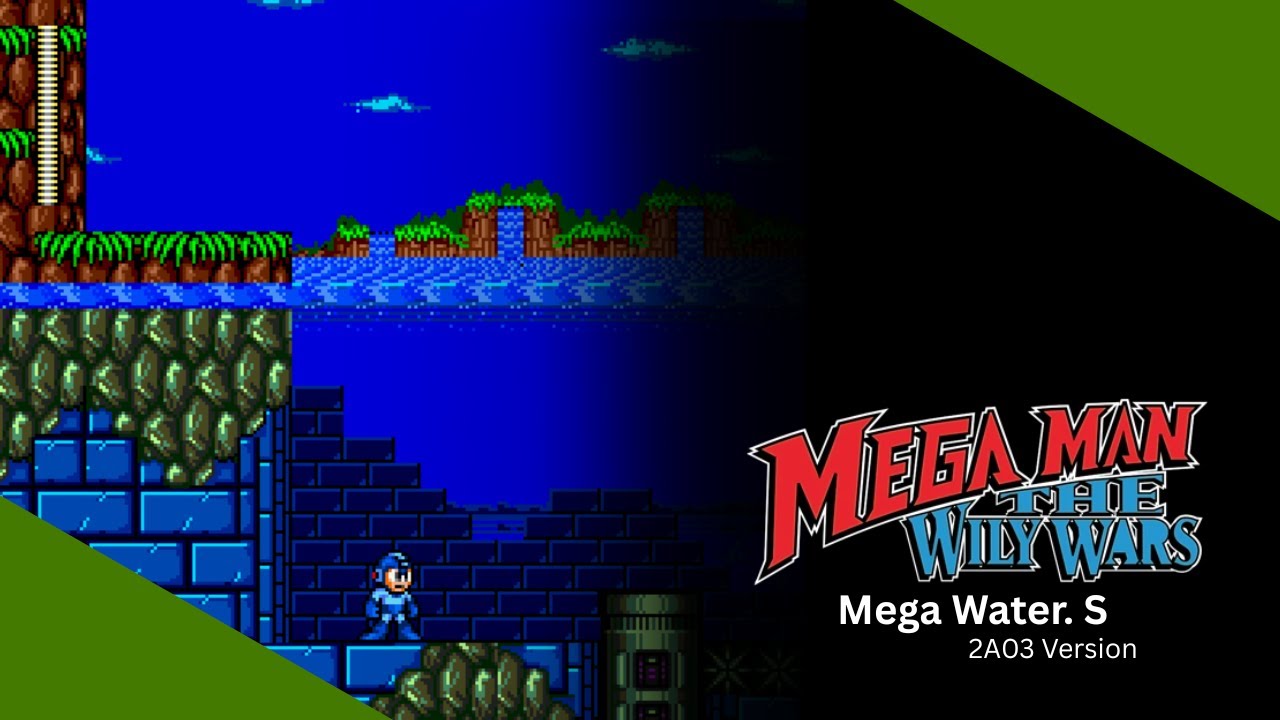 Megaman Wily Wars - Wily Tower - Mega Water S  [2A03 Cover]
