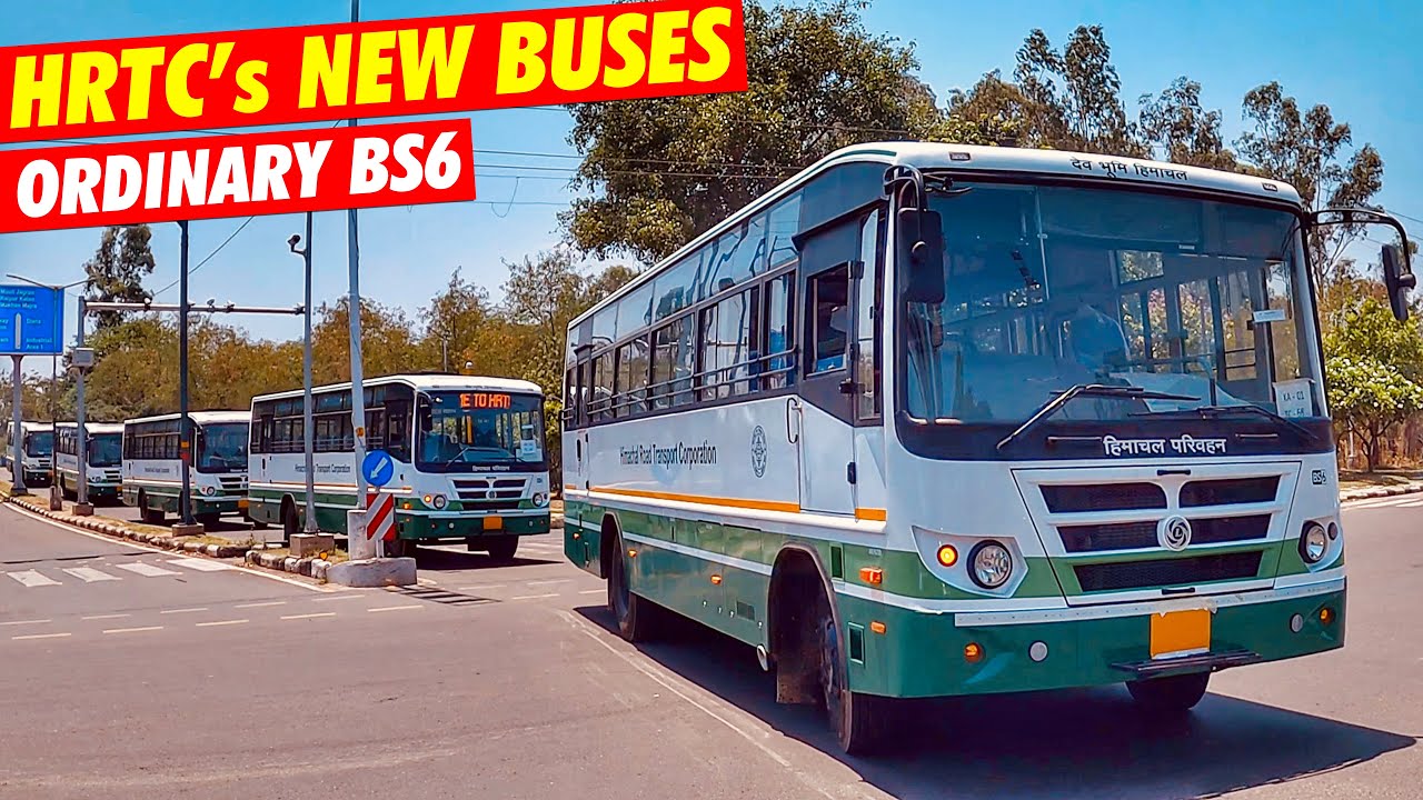 HRTC's new buses review - Ordinary BS6 | Exteriors, Interiors & Road presence | Himbus