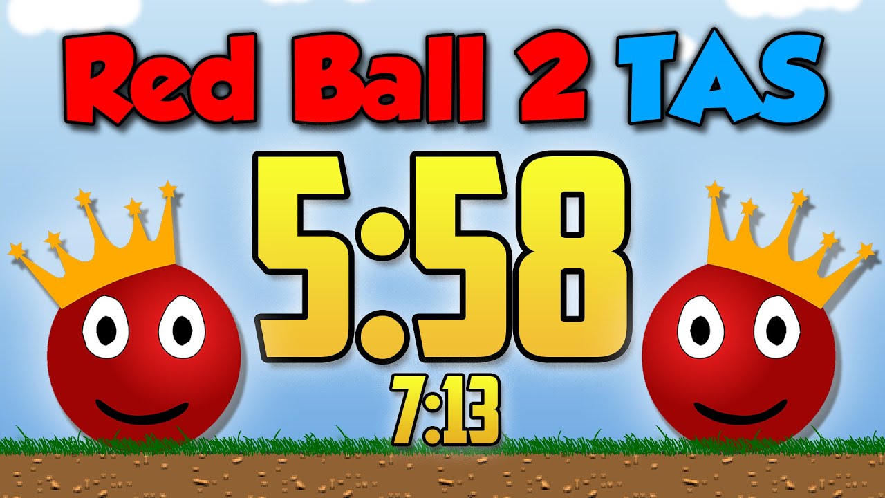Red Ball 2 TAS - 20 / 25 Levels in 5:58 / 7:13