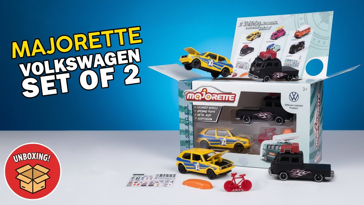 Unboxing Majorette Volkswagen Set of 2 | RARELY COMMON #unboxing #majorette #cars #diecast