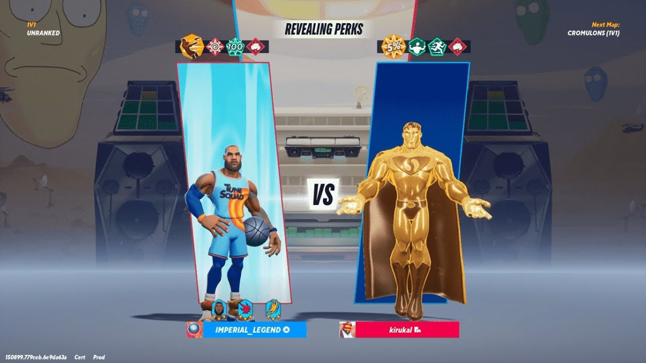 One Million Superman vs. LeBron James (1 VS 1) - MultiVersus 2024