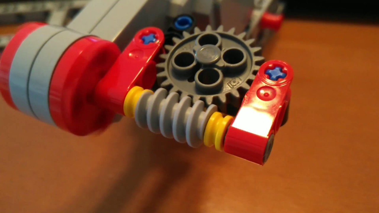 #LEGO Mecanismos: Tornillo sin fin - corona con #Lego
