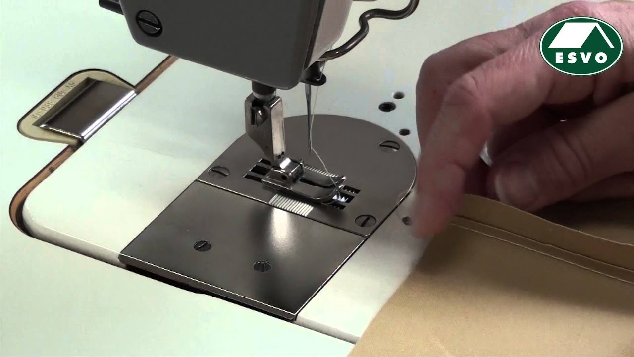 How to sew a flat felled seam in tent fabric