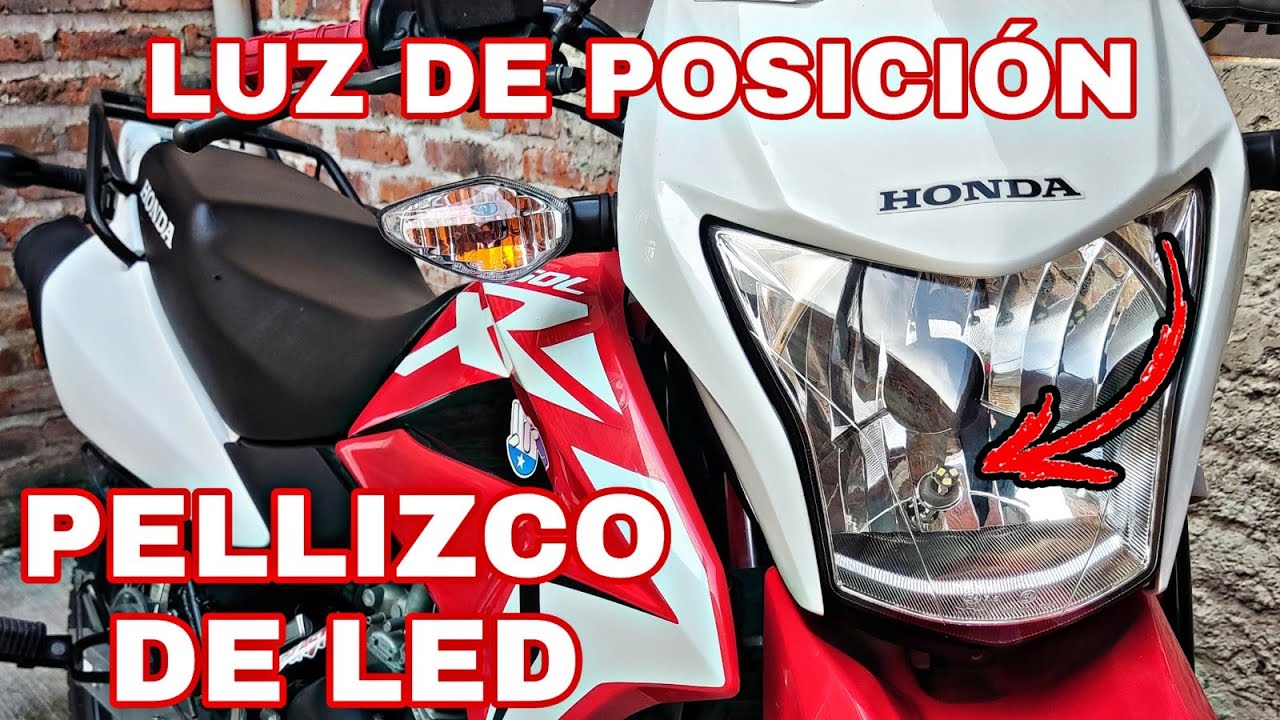 Como cambiar y modificar luz de posición Honda XR150 | El Vielza