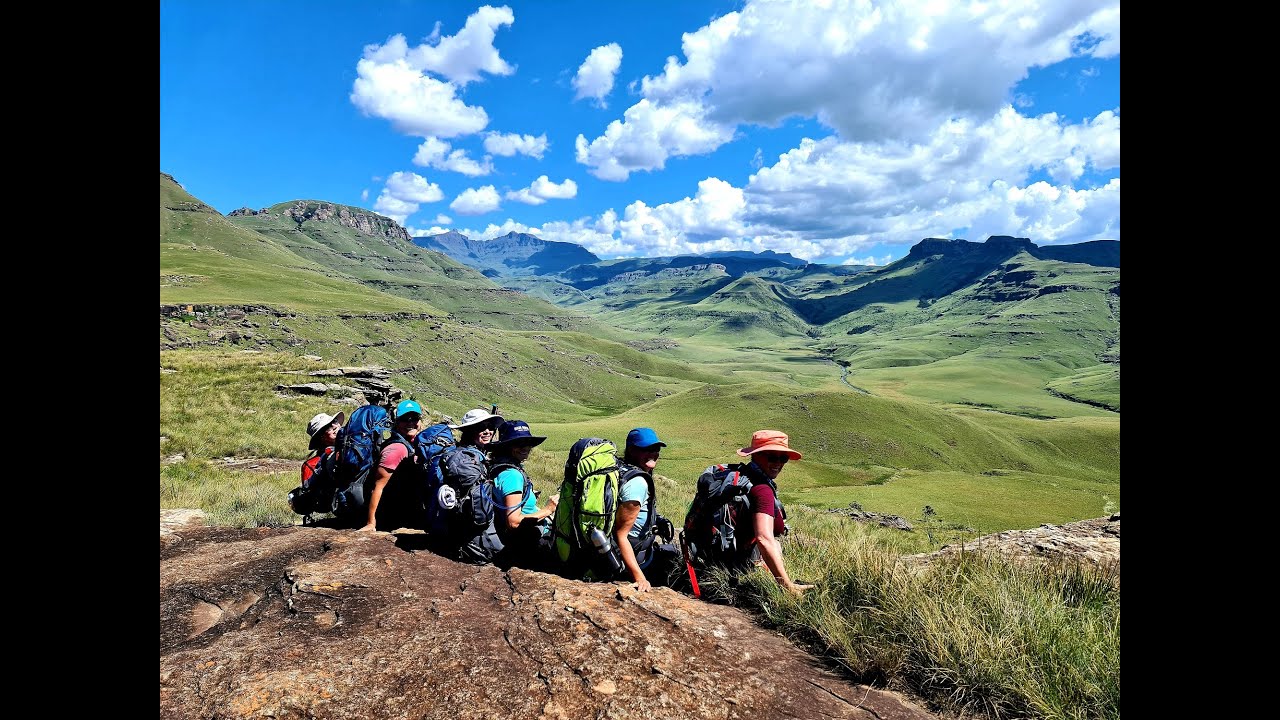 Giants cup trail in the southern Drakensberg mountains of South Africa.