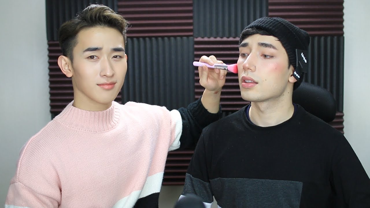 GUY FRIEND DOES MY MAKEUP! Ft. Ivan Lam