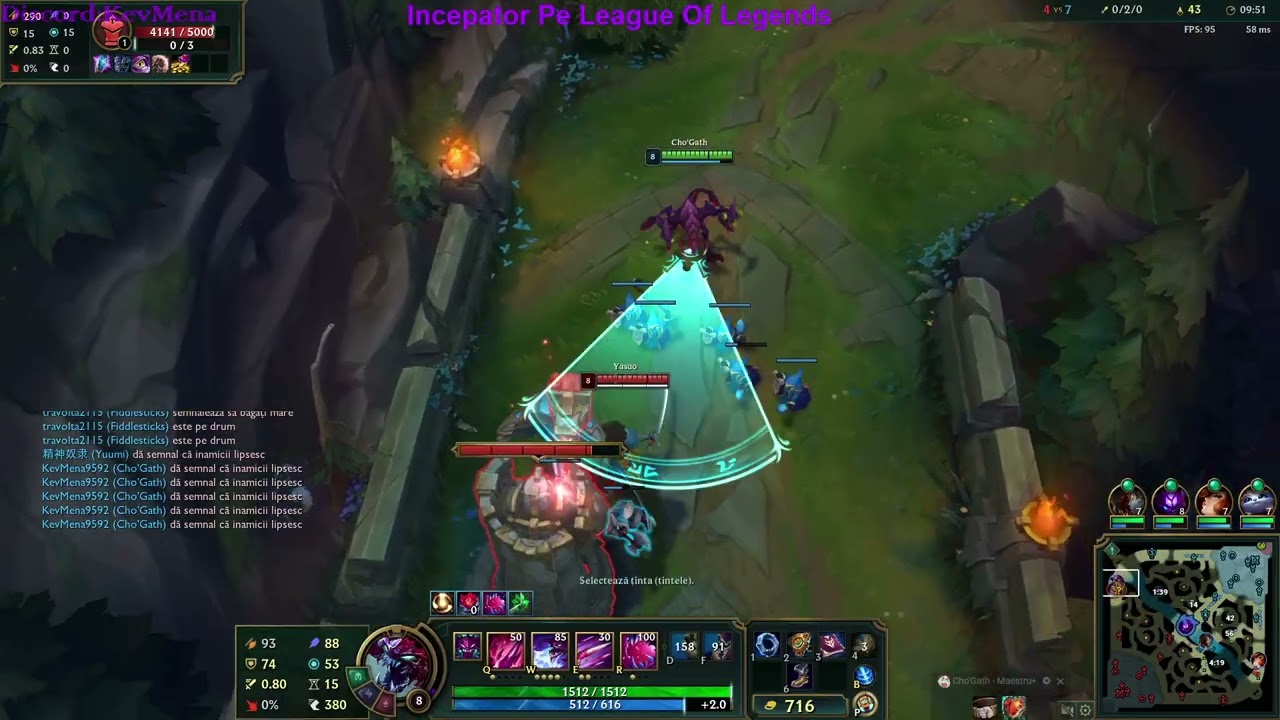 Cho’Gath vs Yasuo: De la FAIL la WIN!😎 EP 5