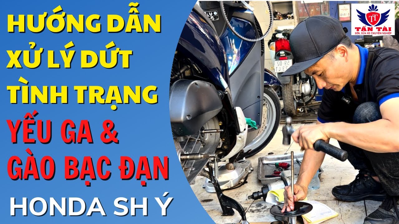 Honda SH Ý nhập khẩu chạy yếu ga và gào bạc đạn đến @Phutungshynhapkhau sửa một lần là phượt êm ái.