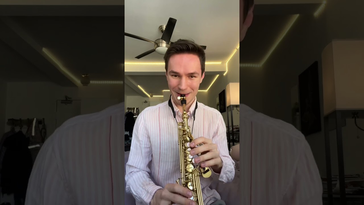 Poulenc flute sonata on soprano saxophone