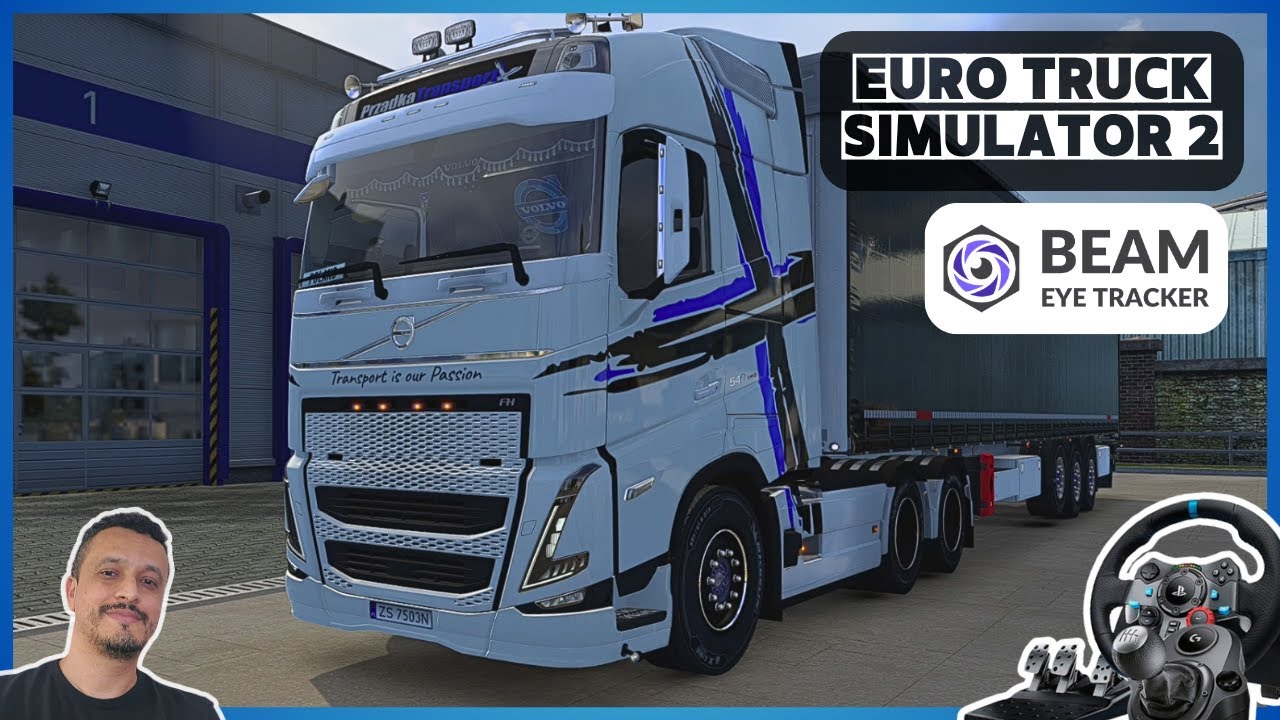 ETS 2 | Gameplay com rastreamento de movimento de olhos e cabeça | RTX 4060 + R5 5600X + 32GB (RAM)