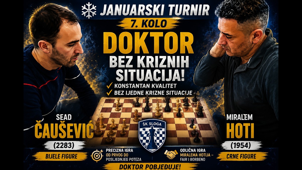 Sead Čaušević (2283) vs Miralem Hoti (1954)