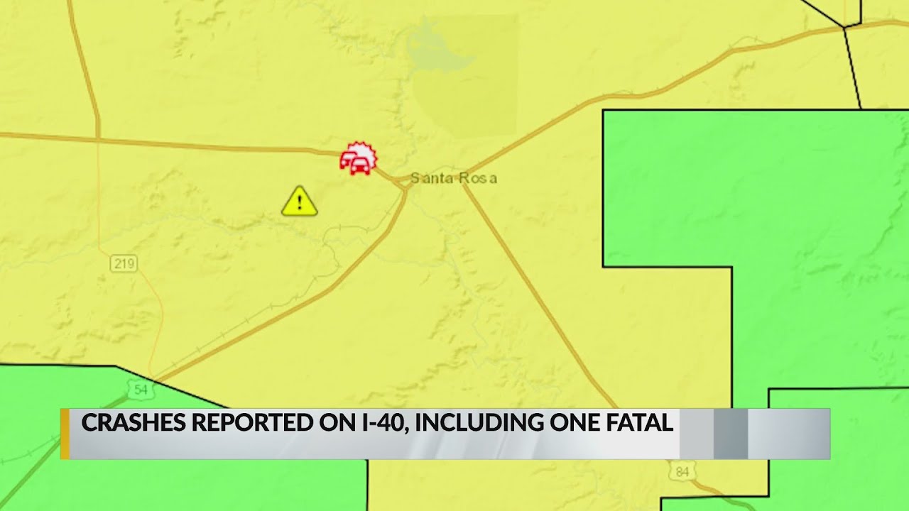 Multi-vehicle fatal crash closes eastbound I-40 near Santa Rosa