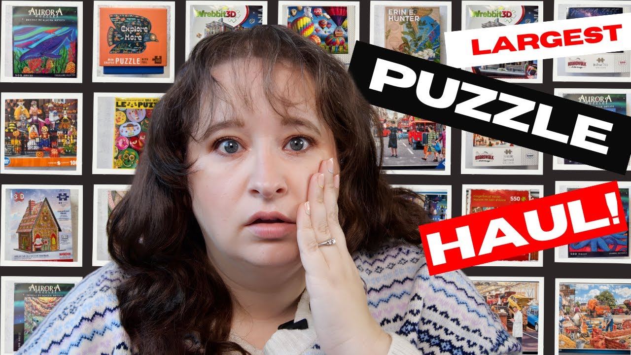 Мой САМЫЙ БОЛЬШОЙ набор пазлов В ЖИЗНИ! | От 100 до 5000 деталей!!!