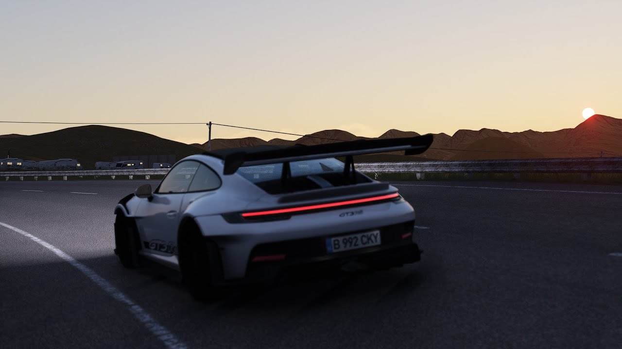 2023 Porsche 992 GT3 RS - Assetto Corsa - UK Country Roads (INCREDIBLE ENGINE SOUND)