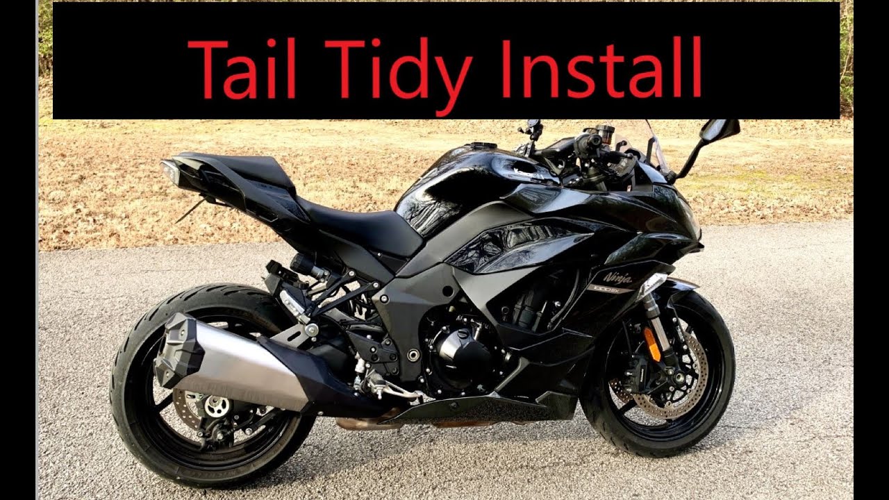 Установка Kawasaki Ninja 1000sx Tail Tidy (антикрыла) от Moto Dynamic