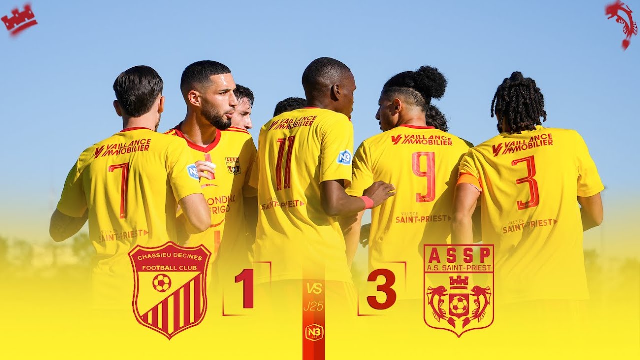 N3-J25 / Chassieu Décines FC - AS Saint-Priest / 1-3