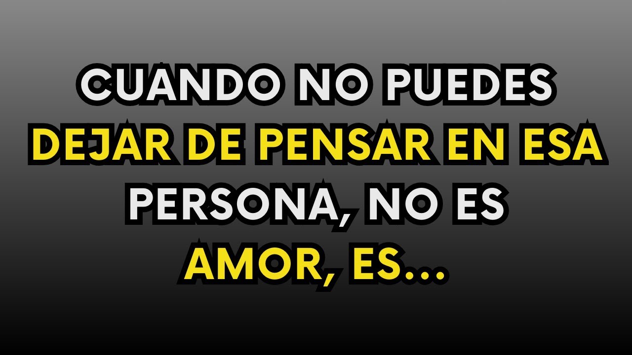 Los Psicólogos Dicen: Cuando No Puedes Dejar De Pensar En Alguien, No Es Amor