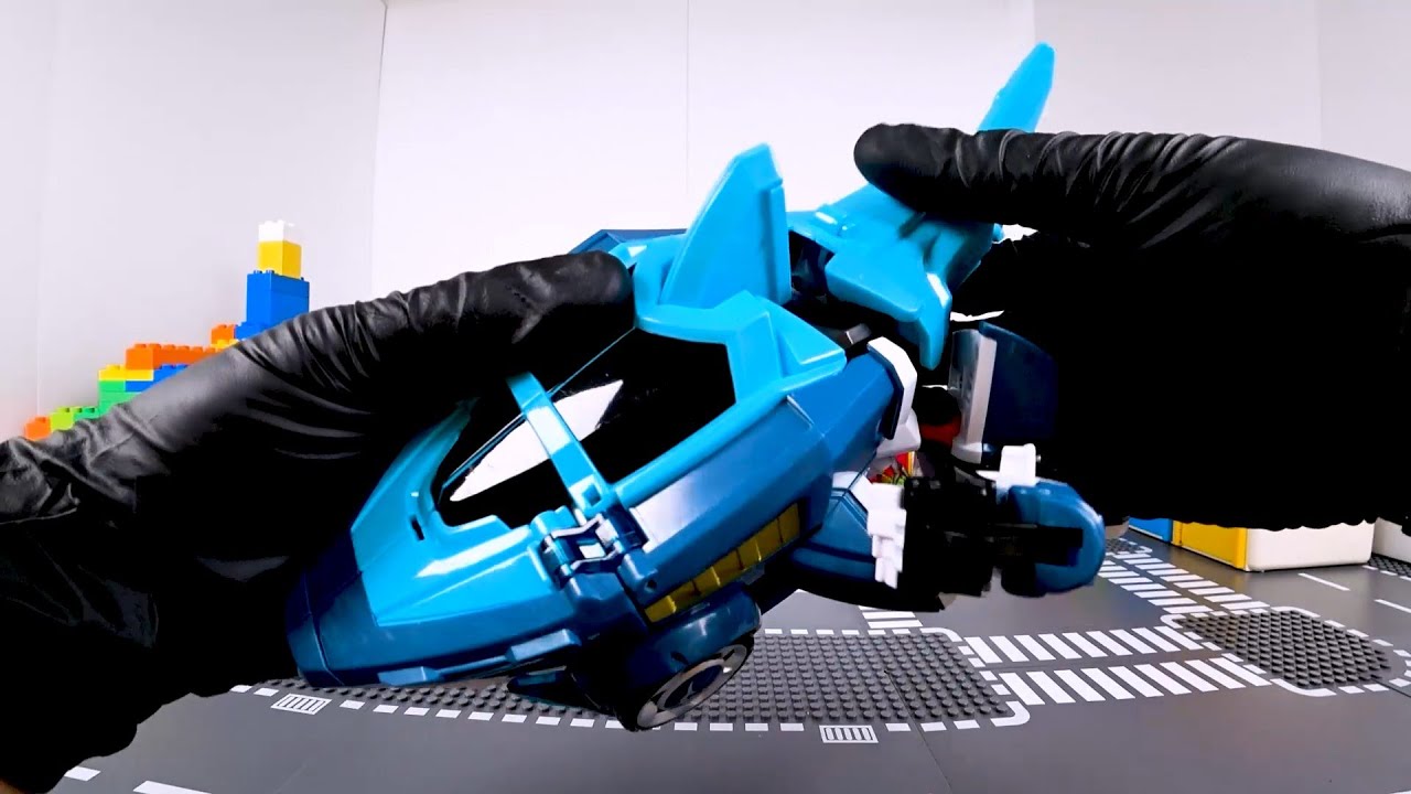 미니특공대 애니멀트론 우주경찰 죠스캅변신!! Mini Commando Animaltron Space Police Jaws Cop Transformation!!