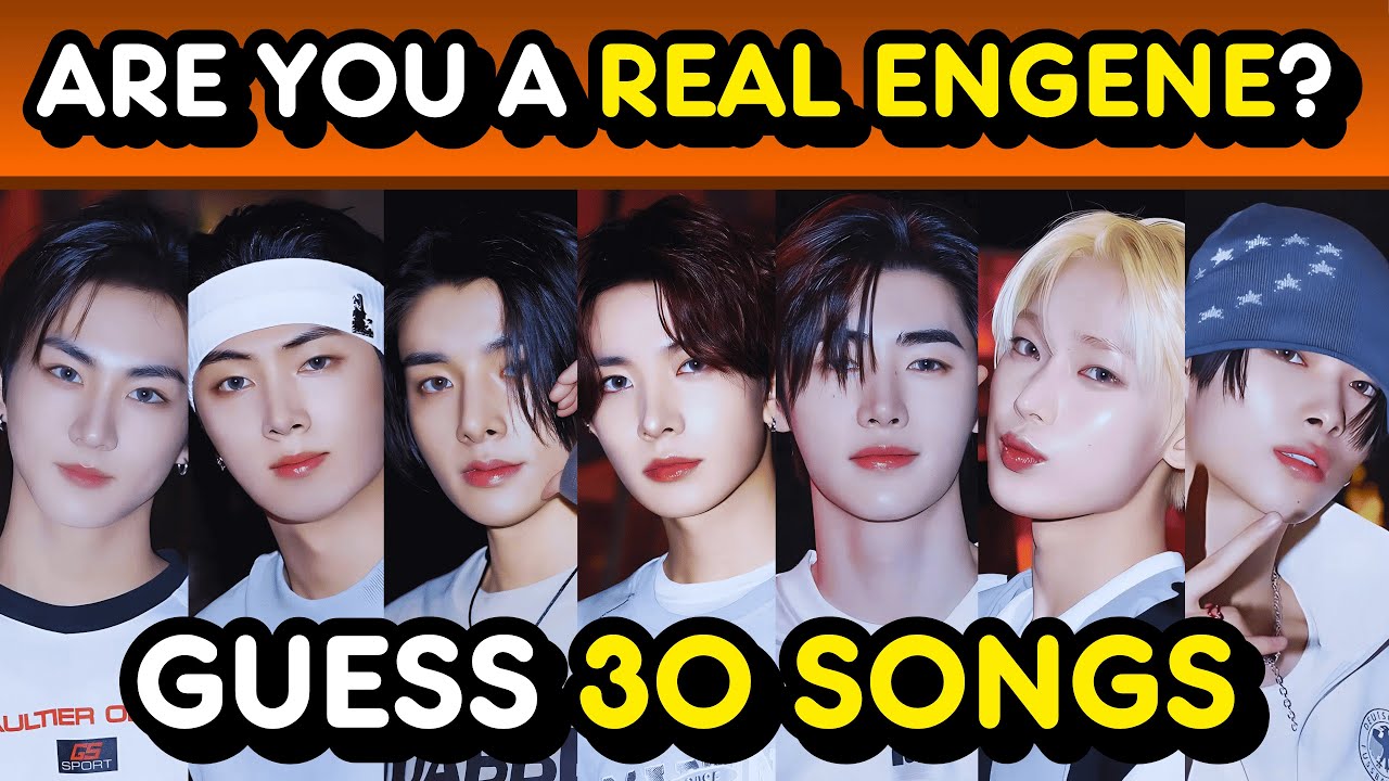 ❓ Guess 30 ENHYPEN Songs: Are You A Real ENGENE? 🎶🧡 | KPOP QUIZ 🔥
