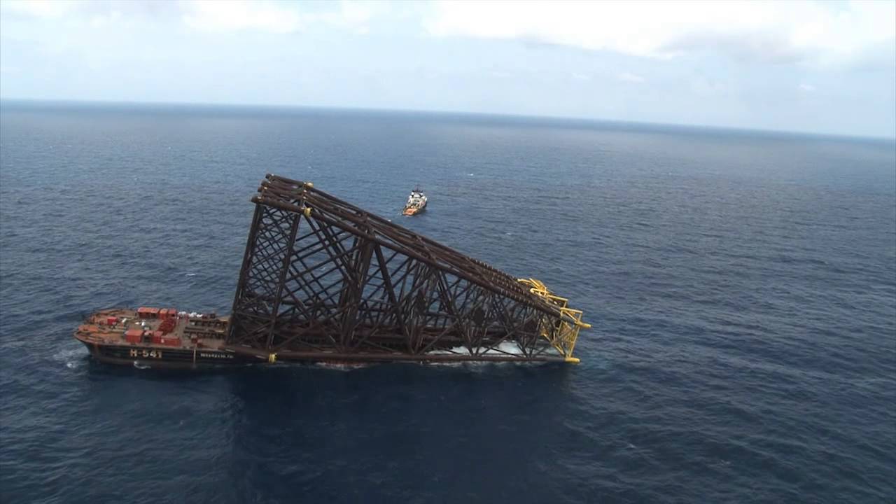 Subestructura de la plataforma Ayatsil B
