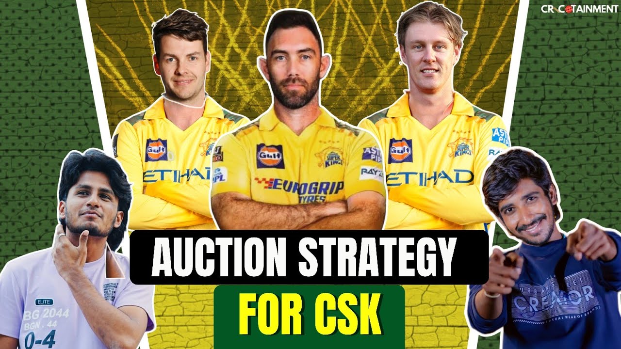 Maxwell, Livingstone, or Green? | CSK'S Auction Strategy | Tamil | CRICOTAINMENT 