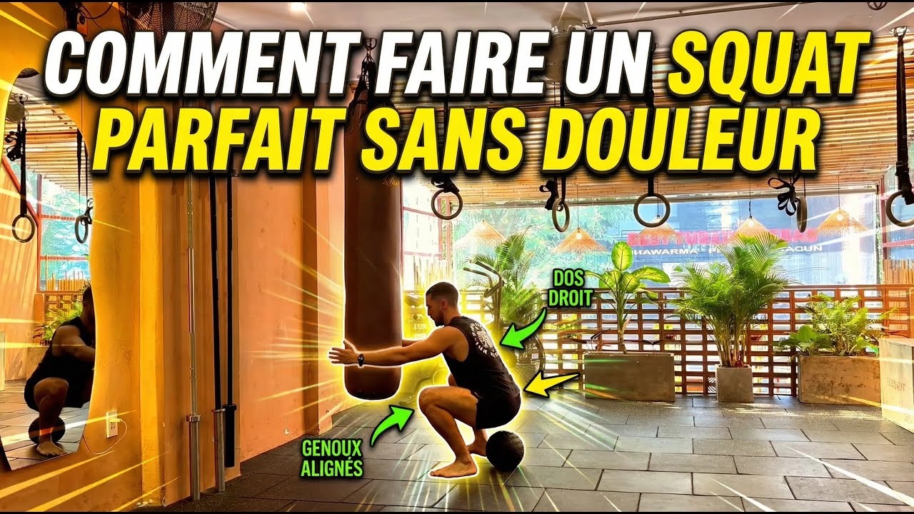 Comment faire un squat parfait (sans douleur)