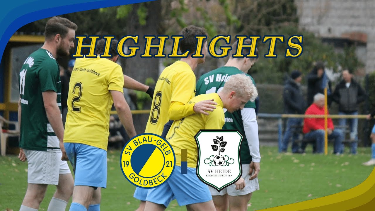 13. Spieltag der KOL Altmark Ost - SV Blau-Gelb Goldbeck vs. SV Heide Klein Schwechten