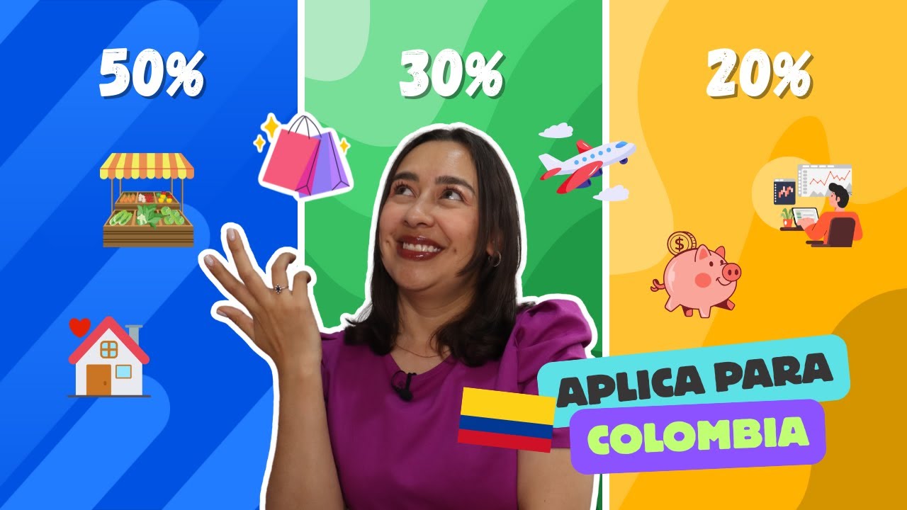📊 La REGLA 50/30/20 adaptada a COLOMBIA 🇨🇴 | Así debes organizar tu DINERO 💰